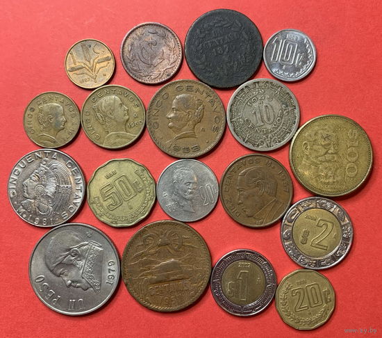 Мексика, 18 монет