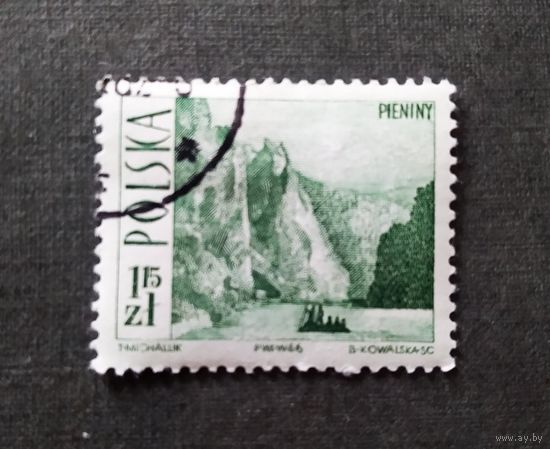 Марка Польша 1966 год Туризм