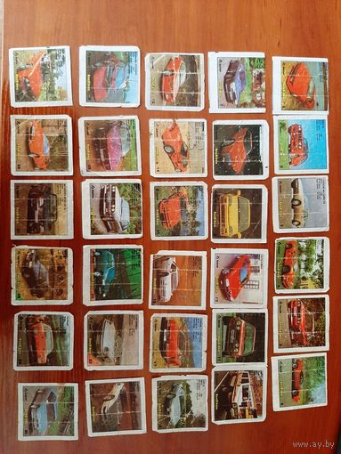 Вкладыши Baycan BomBibom полная 1 серия 1-60. Состояние на фото.