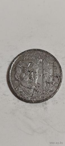 Филиппины 1 писо 2018