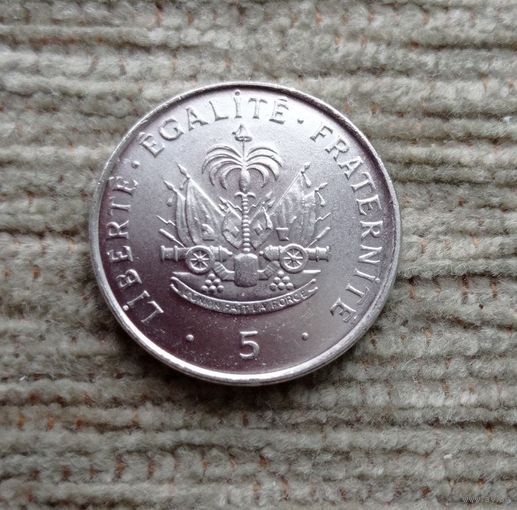 Werty71 Гаити 5 сантимов 1997