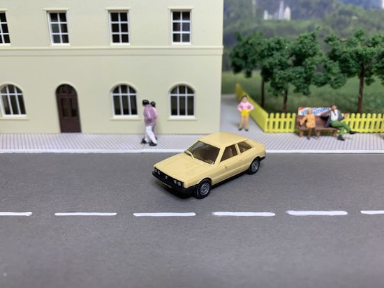 Volkswagen Scirocco. Масштаб НО 1:87.