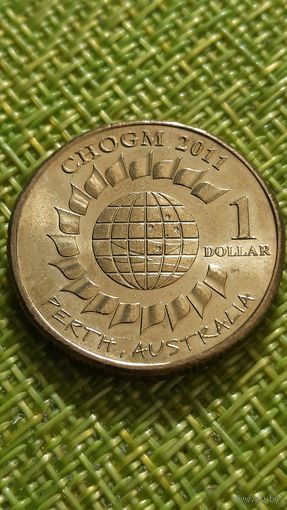 Австралия 1 доллар 2011 г ( Встреча глав правительств Содружества в Перте )