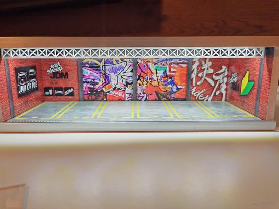 Диорама 1/64 JDM Garage (Geechan)