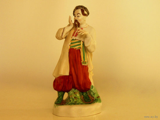Фарфоровая скульптура "Карась". (Вторая половина XX века).