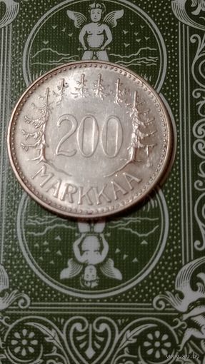 Финляндия 200 марок 1958