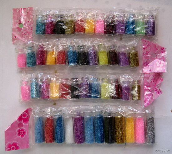 Набор для нейл-арта/декор для ногтей, мелкие блестки 12 штук