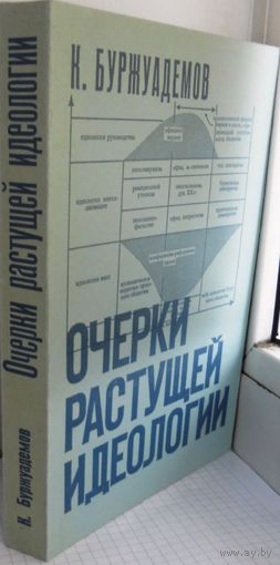 Буржуадемов К. "Очерки растущей идеологии". Эхо. Мюнхен. 1974 г.  19Х13 см. Мягкий переплет. Хорошее состояние.