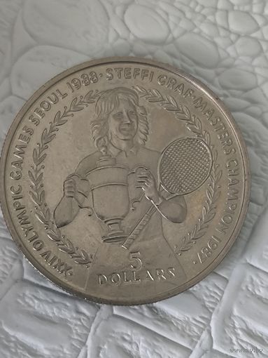 Ниуэ 5 долларов 1988