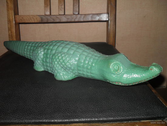 Советская детская игрушка Крокодил. 47 см.