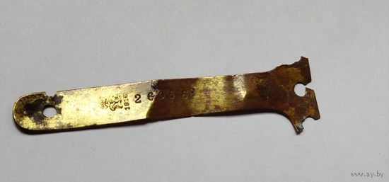 Держатель холщевой ленты для Максима. Клейма