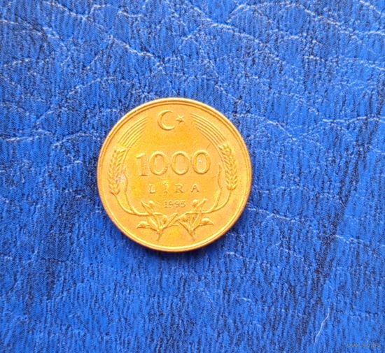 Турция 1000 лир 1995 г. мелкая