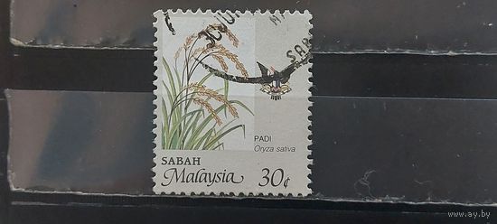 РАСПРОДАЖА МАЛАЙСКИЕ ГОСУДАРСТВА 1986г. Сабах. Гаш.