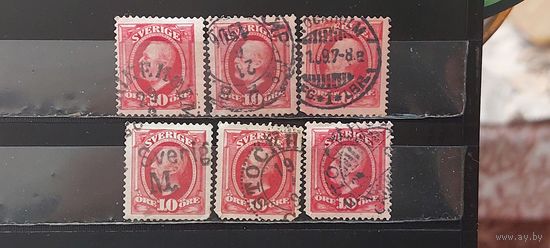 РАСПРОДАЖА ШВЕЦИЯ 1885г. Гаш.