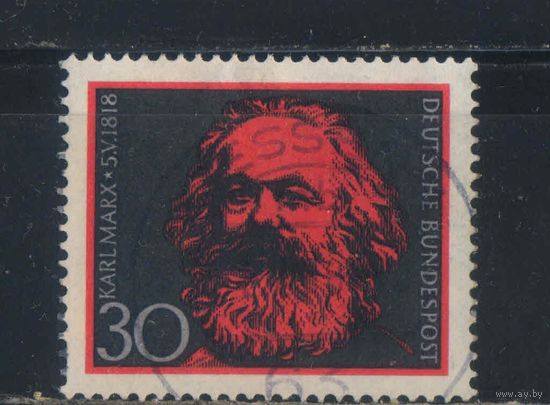 Германия ФРГ 1968 150 летие Карла Маркса #558