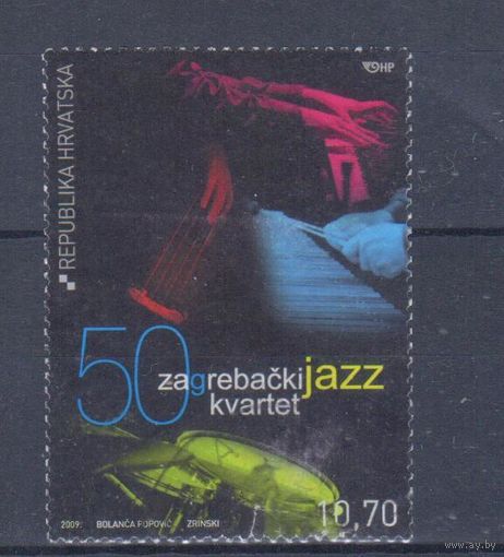 [952] Хорватия 2004. Культура.Искусство.Музыка. Одиночный выпуск. Гашеная марка.