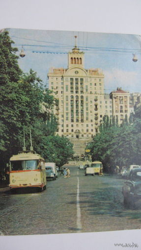 Улица  Ленина г.Киев 1970г