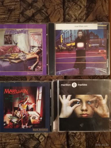 4pcs audio CDs rock Albums  marillion 12р за диск лицензия