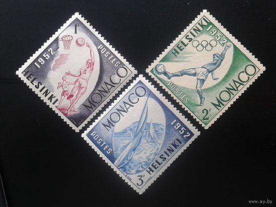 Монако, 1953. Олимпийские игры в Хельсинки*