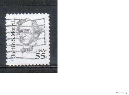 США-1999 (Мих.3152 ) , гаш., Стандарт, Личности, Политик(одиночка),(1)