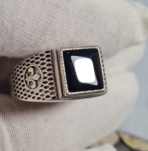 Кольцо печатка серебро 925, С РУБЛЯ! МНОГО ЛОТОВ С РУБЛЯ! лот#10