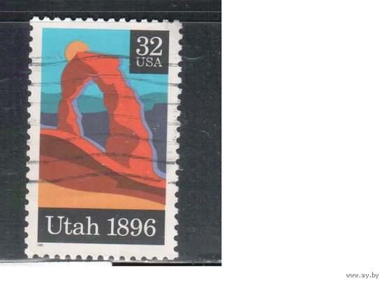 США-1996 (Мих.2684) , гаш. , Штат Юта(одиночка)