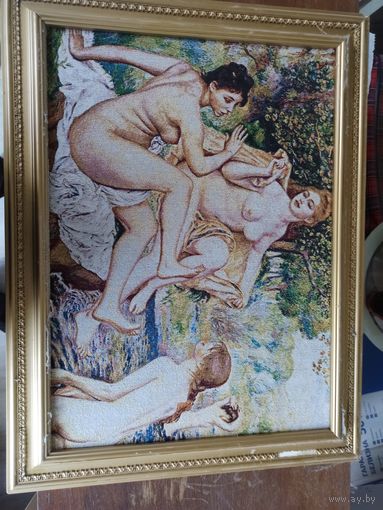 Картина гобелен купальщицы