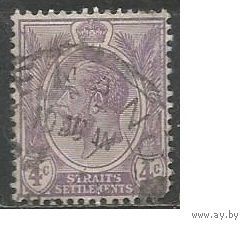 Стрейтс Селтмент. Король Георг V. 1922г. Mi#177.