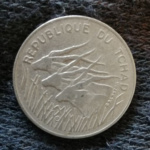 Чад 100 франков, 1988 г., KM# 3