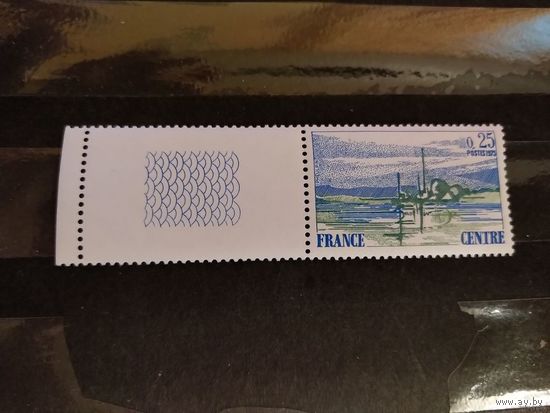 1976 Франция регионы Центр чистая клей MNH** выпускалась одиночкой с купоном (3-6)