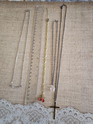 Лот цепочек с подвесками