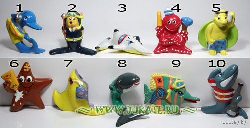 Игрушки Langnese "Sea World"