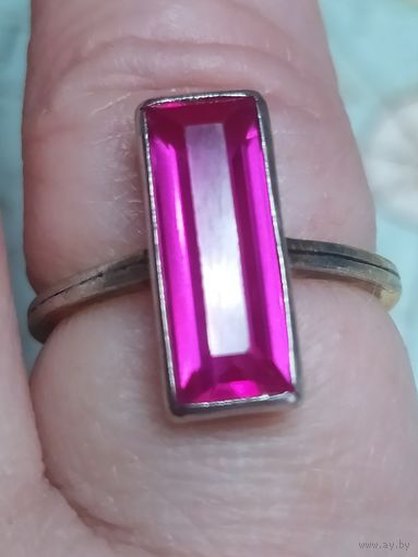 РУССКИЕ САМОЦВЕТЫ кольцо с турмалином