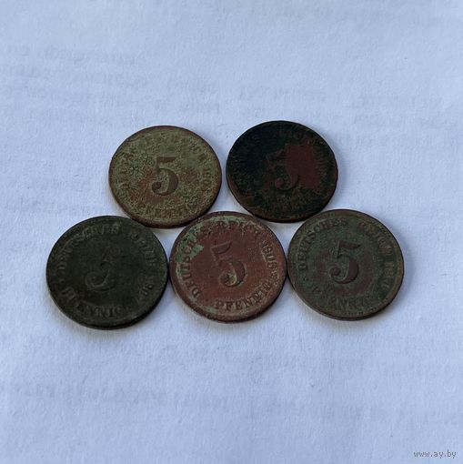 Германия 5 монет