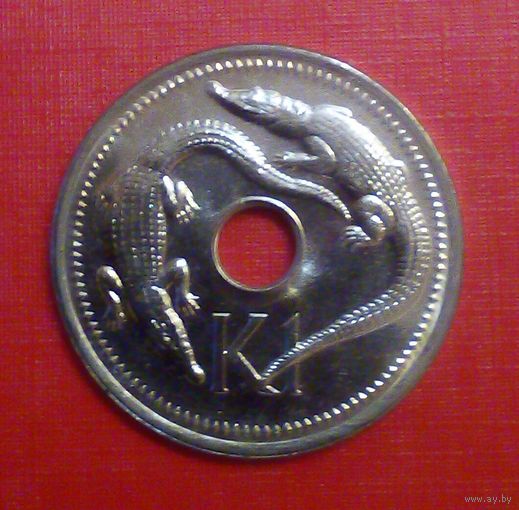 Папуа новая гвинея  1 кина 1996!
