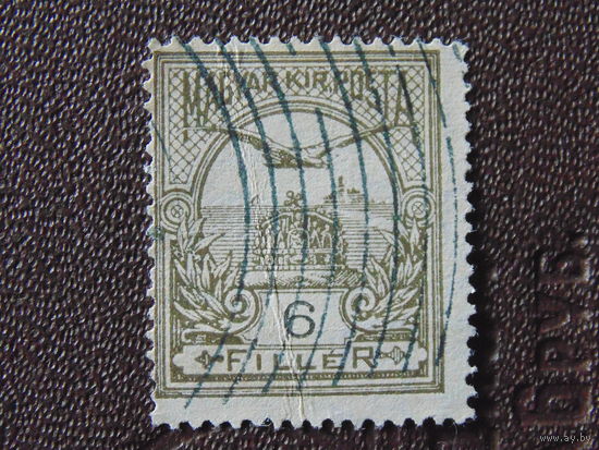 Венгрия 1916 г. Турул и корона 6 f.