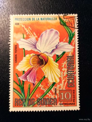 Марки Экваториальной Гвинеи. Бабочка. 1974 (3)