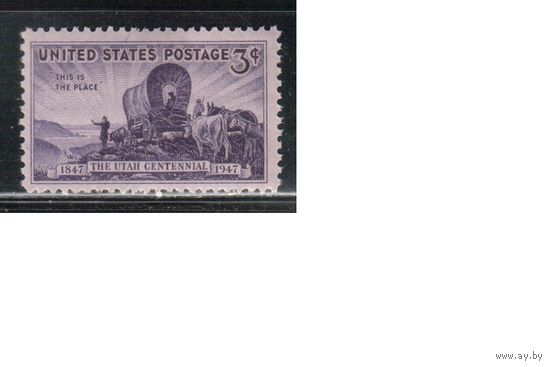 США-1947, (Мих.559), * , Штат Юта, Лошади(одиночка),