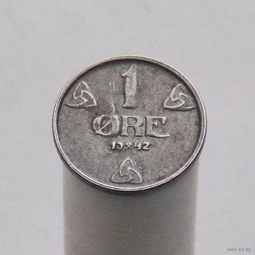 Норвегия 1 эре 1942( Немецкая оккупация )