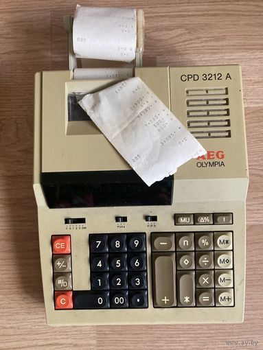 Калькулятор AEG Olimpia