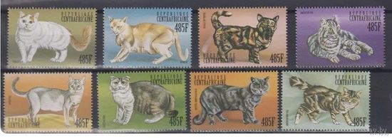ЦАР Кошки ФАУНА 1999    MNH