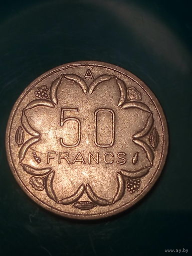 50 франков Камерун 1989 год.