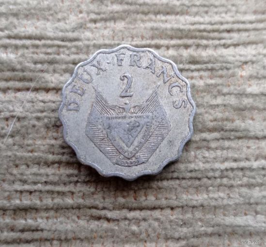 Werty71 Руанда 2 франка 1970