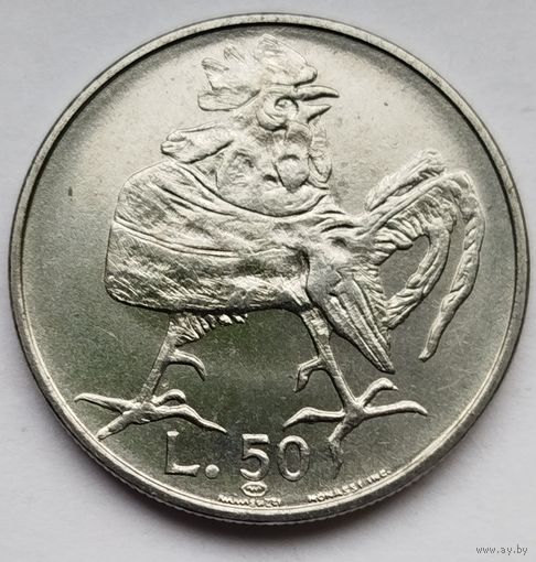 Сан-Марино 50 лир 1974 UNC