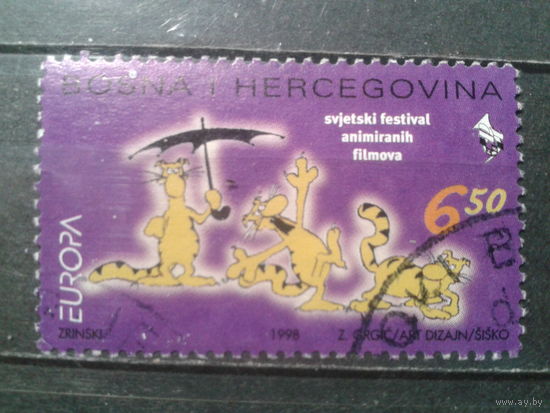 Босния и Герцеговина (Хорватия), 1998. Европа. Национальные фестивали и праздники. Mi-4,0 евро гаш.