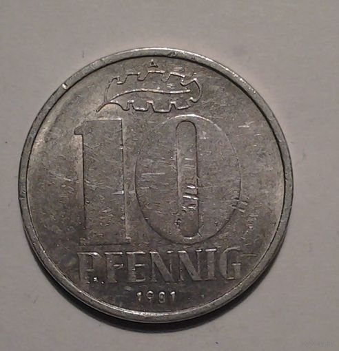 10 пфеннигов, ГДР, 1981