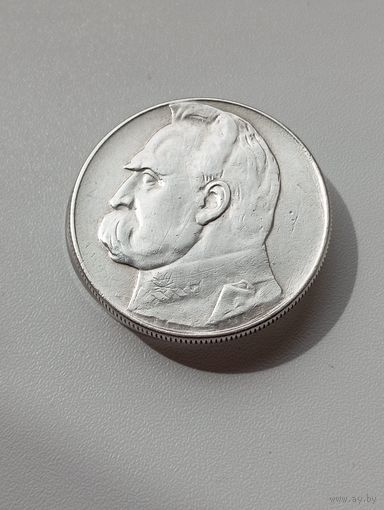10 злотых Пилсудский 1937г.