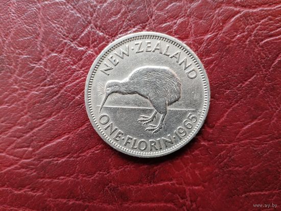 1 флорин Новая Зеландия 1965 г.