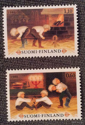 Финляндия. 1980 г. Рождество  Новый Год**