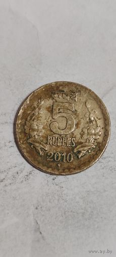 Индия 5 рупе 2010